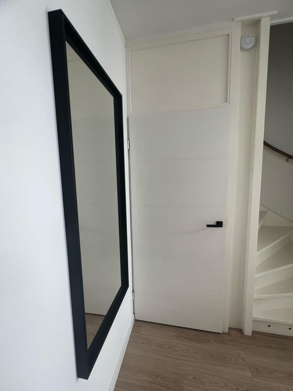 Spiegel, zwart, 65x150 cm