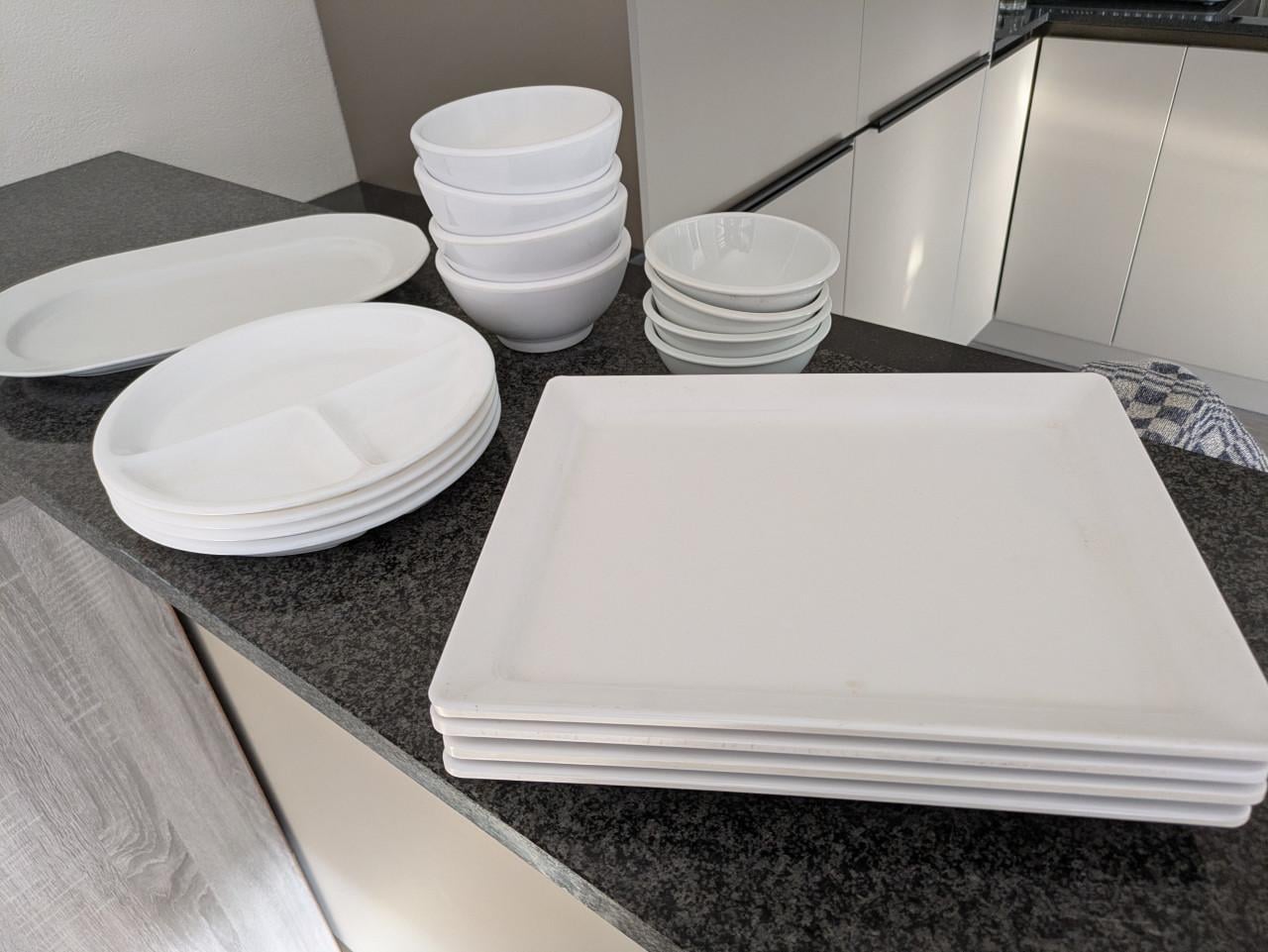Servies, borden, schalen