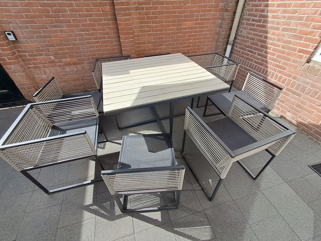 ZGAN compacte tuinset 8 personen