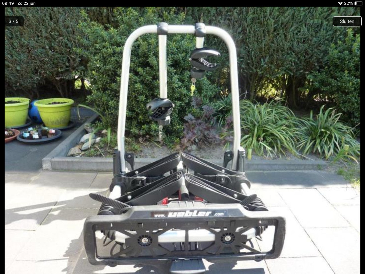 Uebler X21 fietsendrager