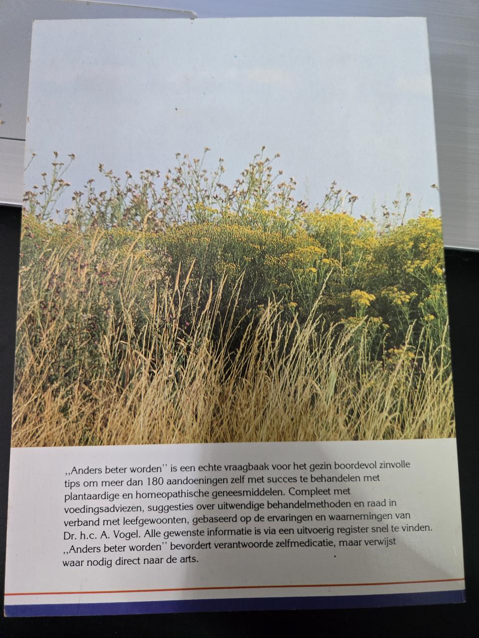 Boek: Anders beter worden 1987 7e druk  van Dr.H.C.A.Vogel