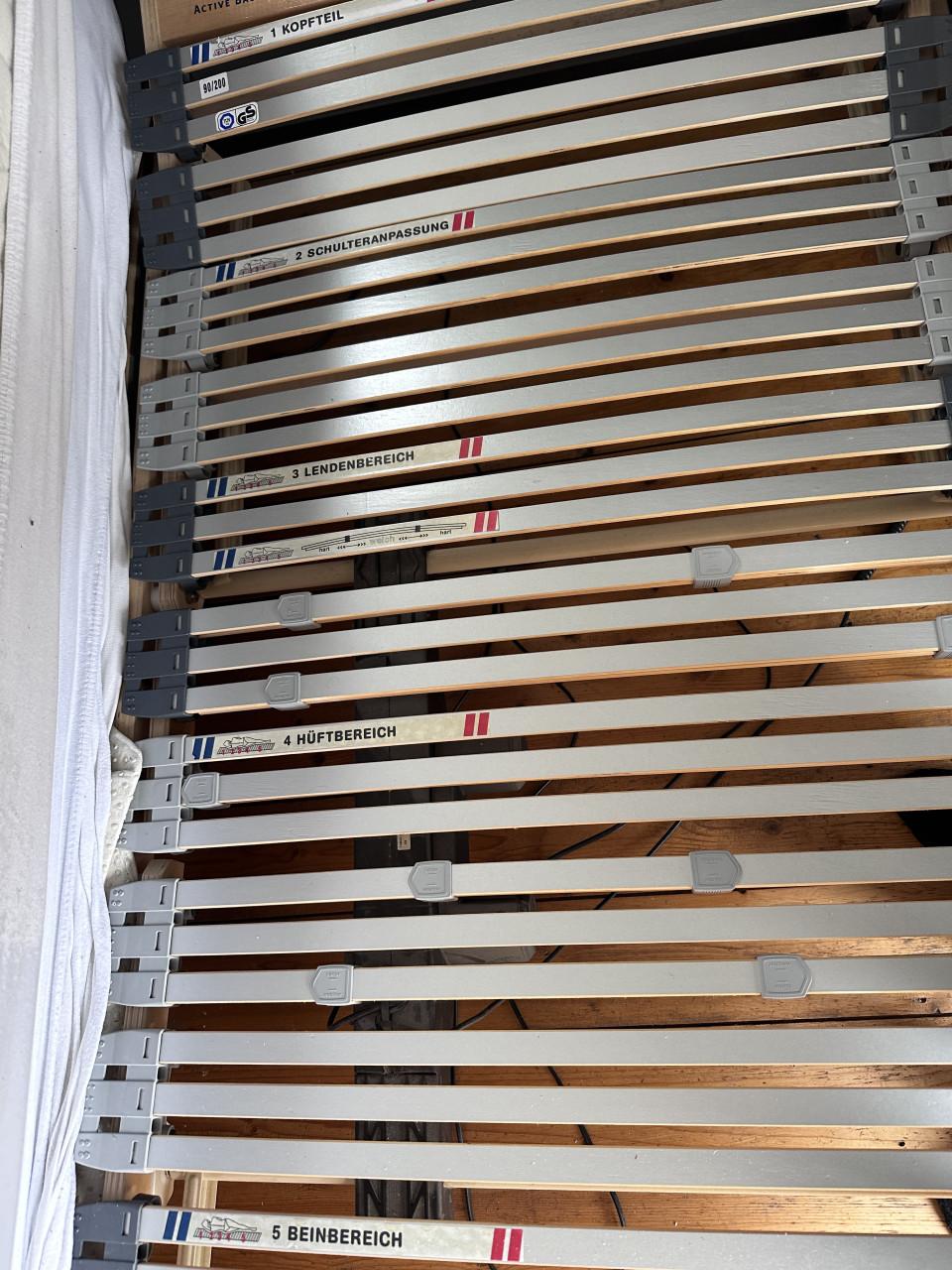 2x electrische lattenbodem 90x200