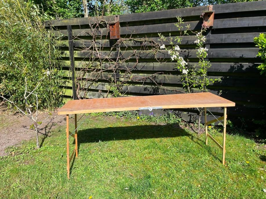 Opklapbare behangtafel
