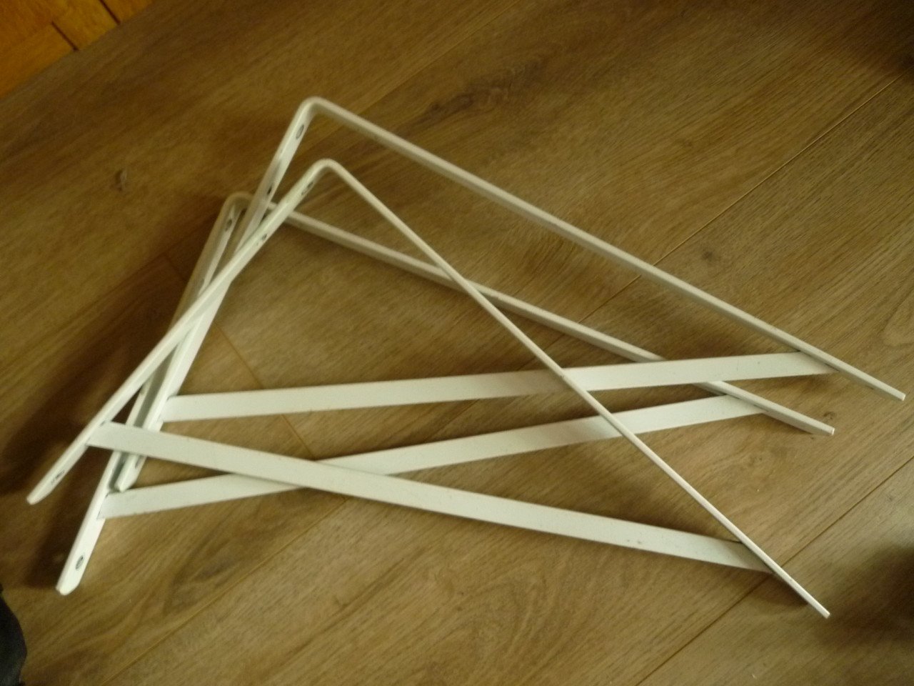 Schadebo plankdrager met schoor ijzergelakt wit 330x495 mm