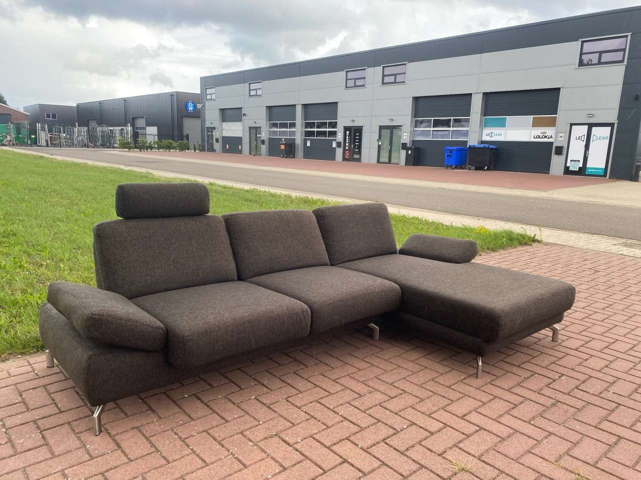 GRATIS LEVERING HEEL NL Henders & Hazel Stoffen Hoekbank