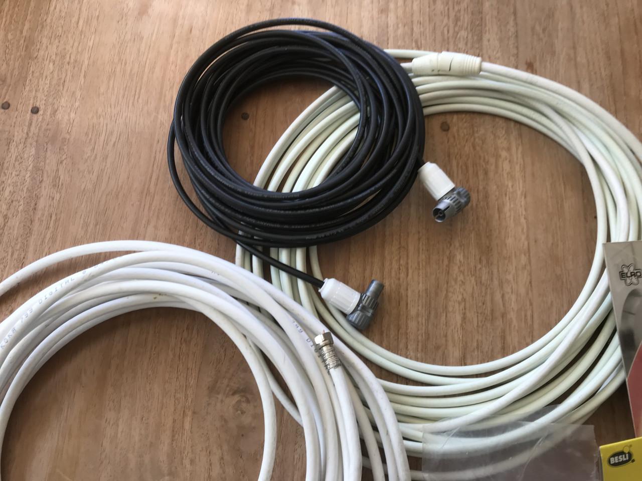 COAX kabel en COAX-splitter