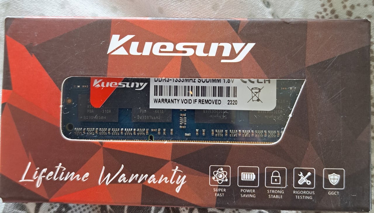 Labtop geheugen nieuw