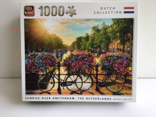 Puzzel Amsterdamse brug over de gracht