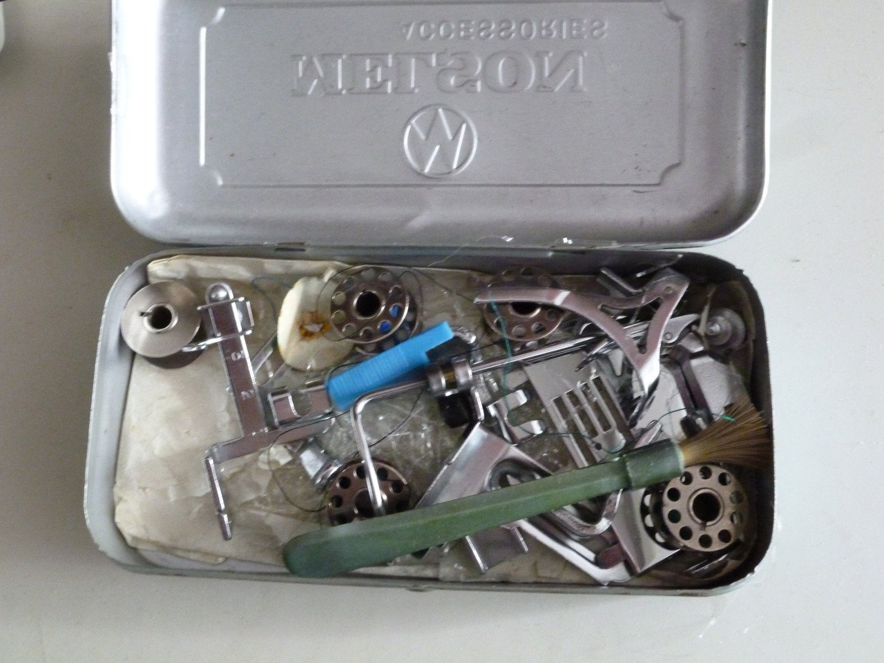 Vintage jaren 60 Melson Naaimachine