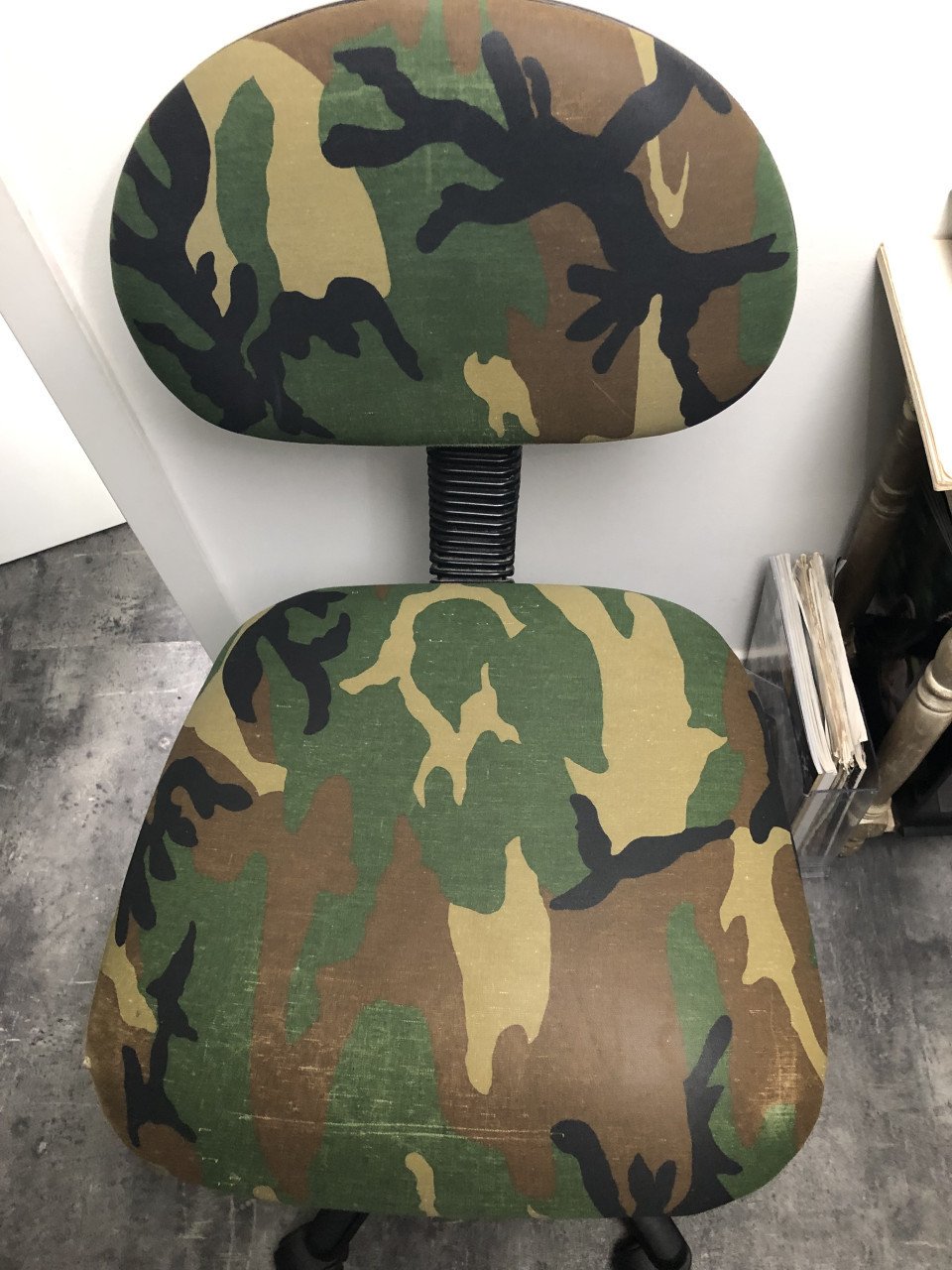 Camouflage bureaustoel