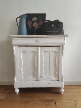 Brocante biedermeier kast