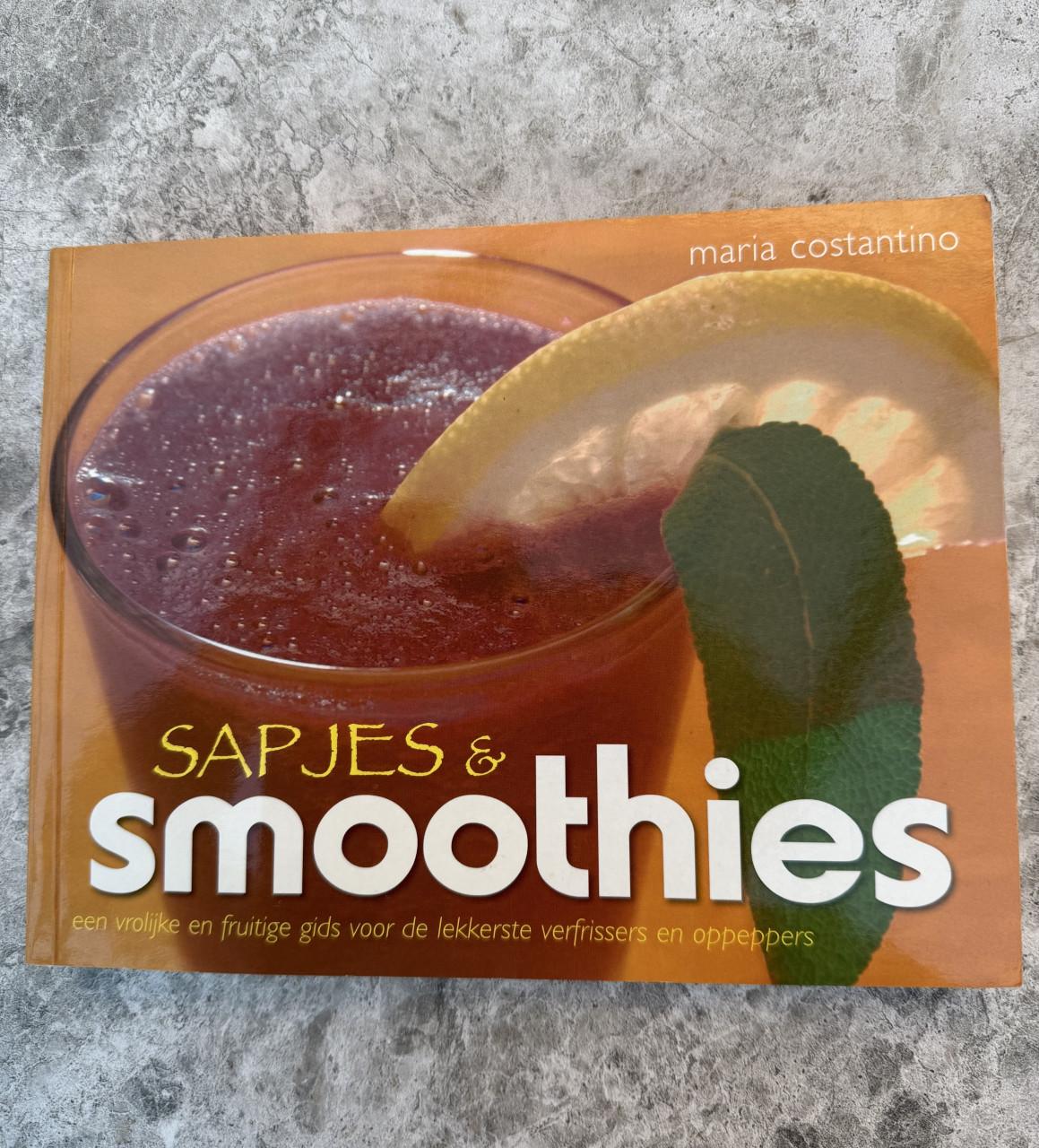 Splinternieuw boek. Sapjes en Smoothies. Nieuwprijs 39,95.
