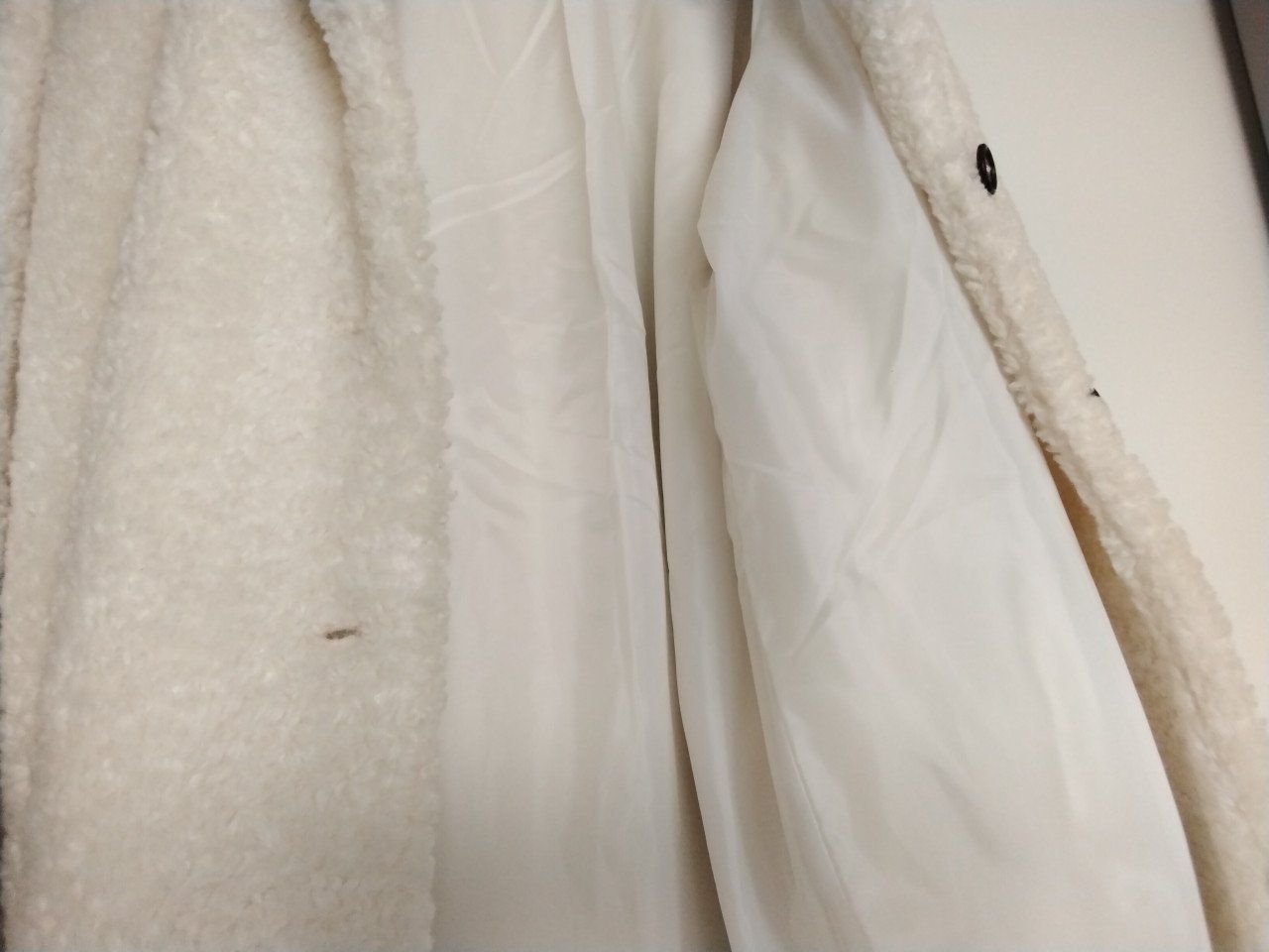 Witte leuke teddyjas Maat XL