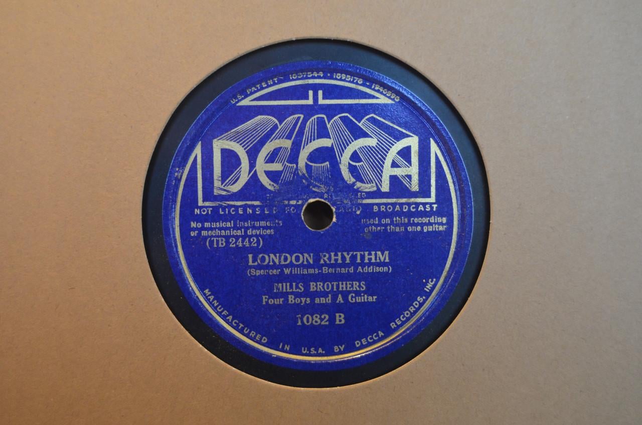 Bijzondere 78rpm Mills Brothers (2)