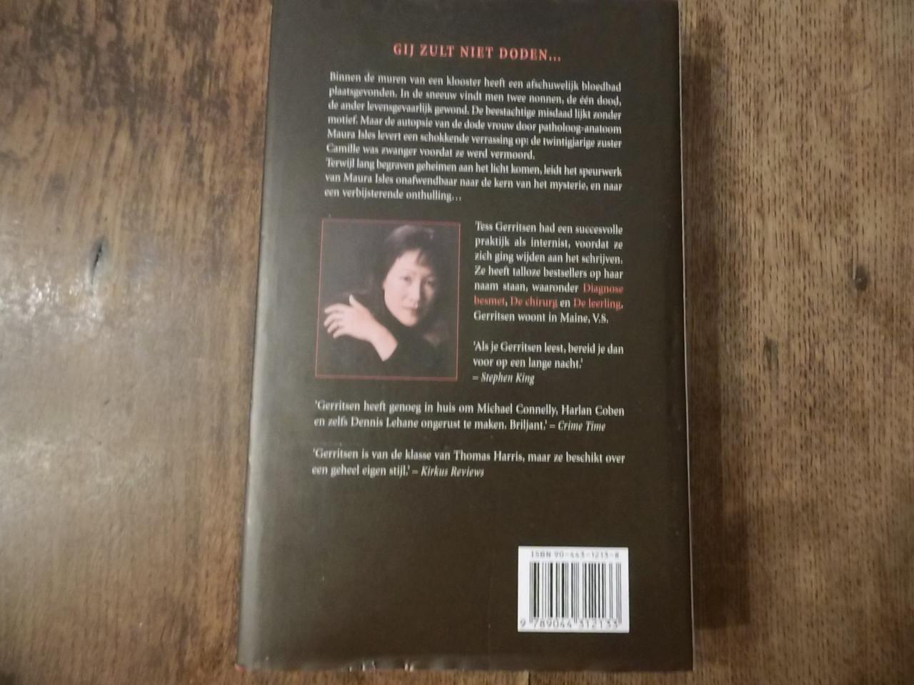 De Zondares van Tess Gerritsen.