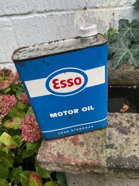 Vintage Esso olieblik