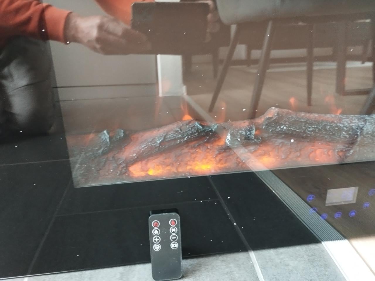 Electrische sfeer wand kachel