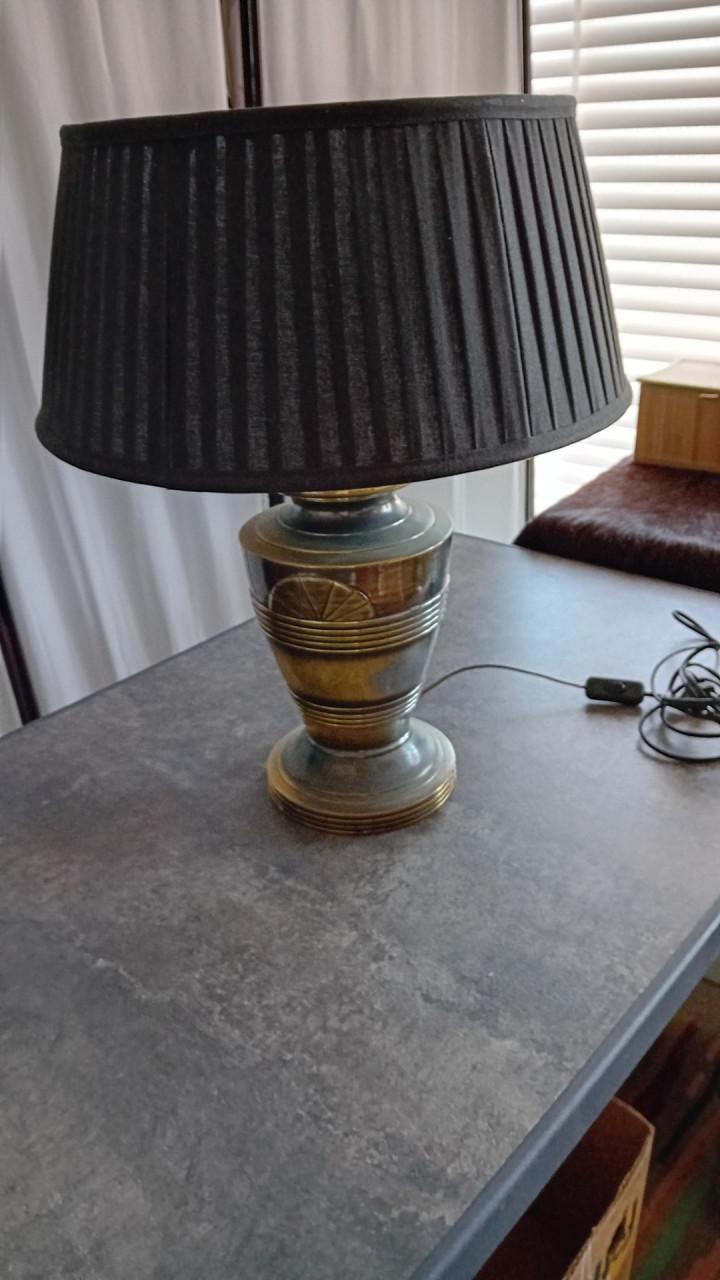 Grote schemerlamp met kap!
