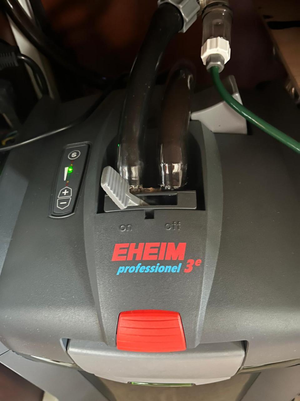 Eheim 3e pomp met temperatuur en vulling en filters