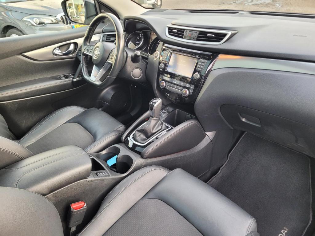 Nissan Qashqai 1.2 tekna automaat panoramadak 360 camera navi. leder. led.