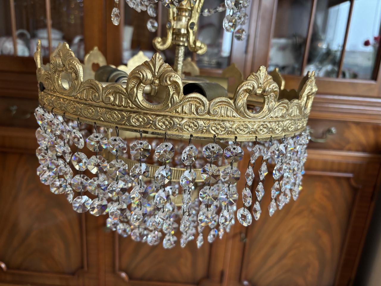 PRACHTIGE ECHT KRISTALLEN KROONLUCHTER