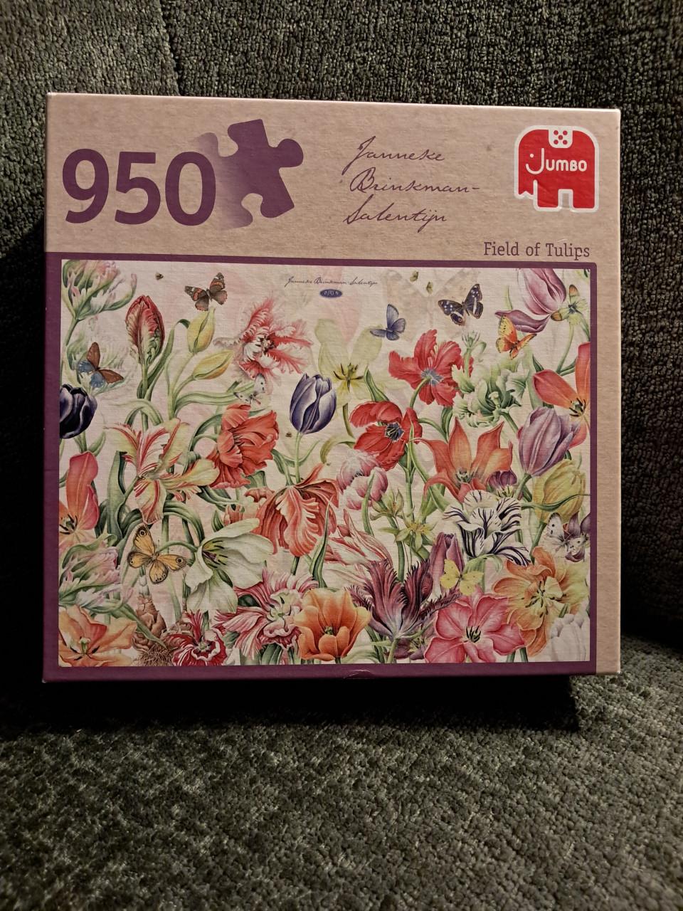 Jumbo puzzel 950 stukjes JBS  Tulpenveld