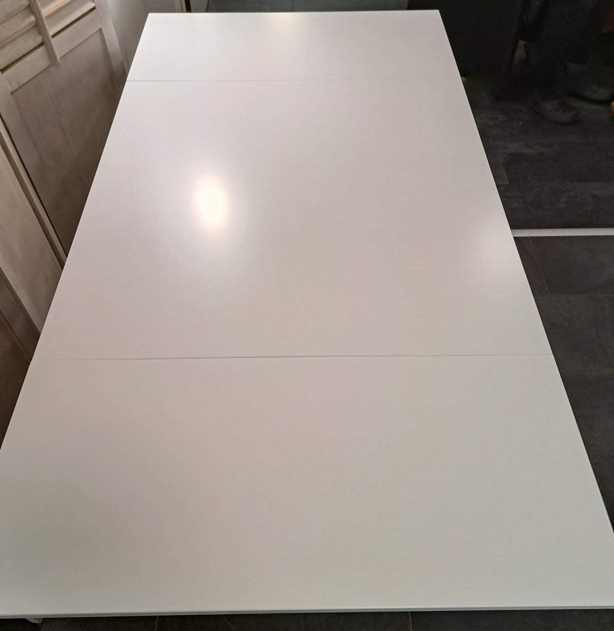 Stevige eetkamertafel inklapbaar 2 tot 6 personen