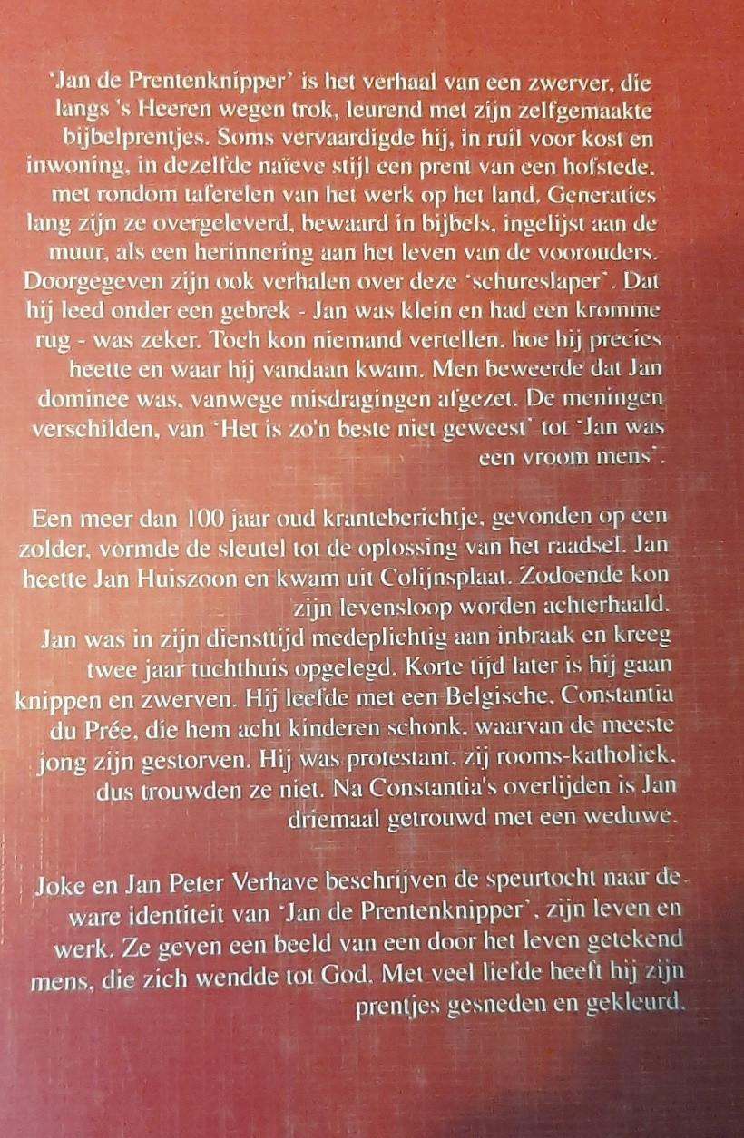 Jan de Prentenknipper, door Joke en Jan Peter Verhave, Zeeuwse Volkskunst