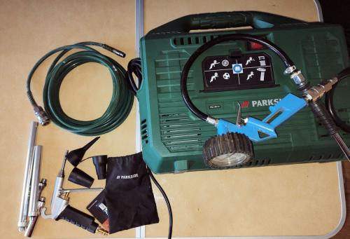 Parkside draagbare luchtcompressor compressor