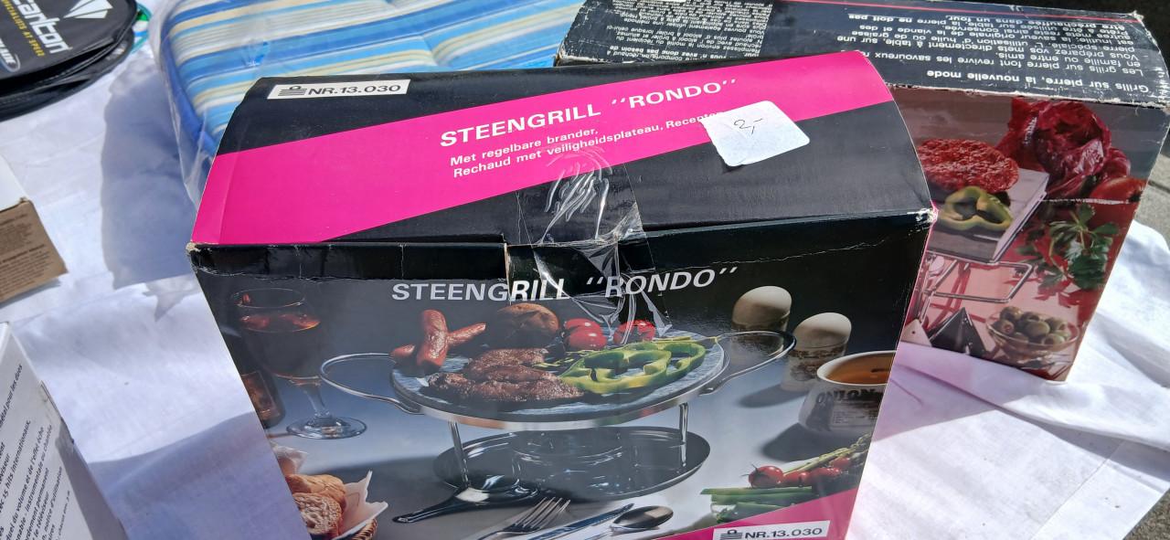 Steengrill vintage, nog nieuw!!