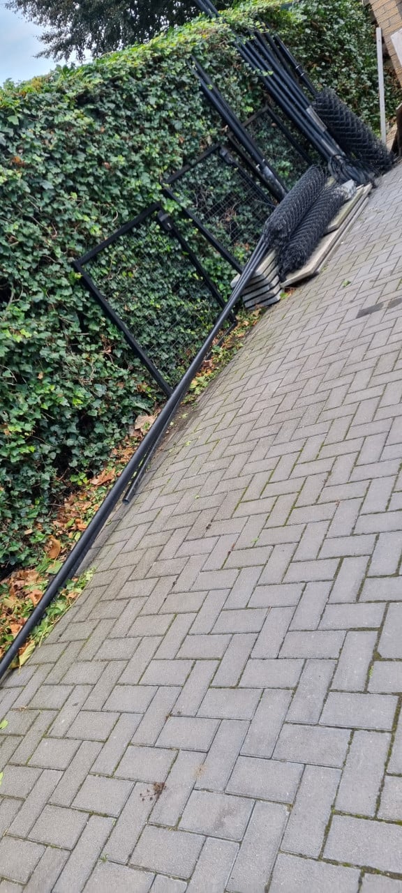 Te koop hekwerk