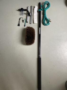 Wasborstelset met telescoop VONROC