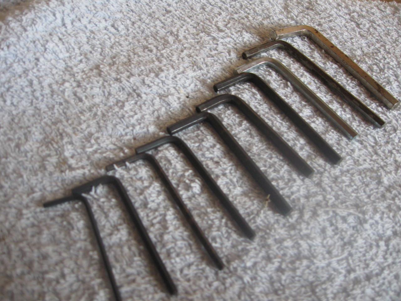 20 Verschillene inbus sleutels