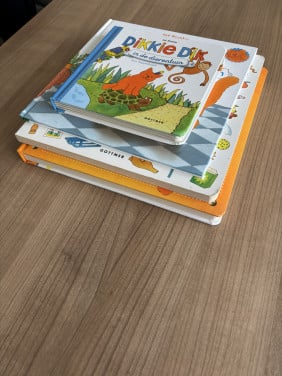 4 Hele gave Dikkie Dick boeken voor de peuter / kleuter. Koopje € 10,-