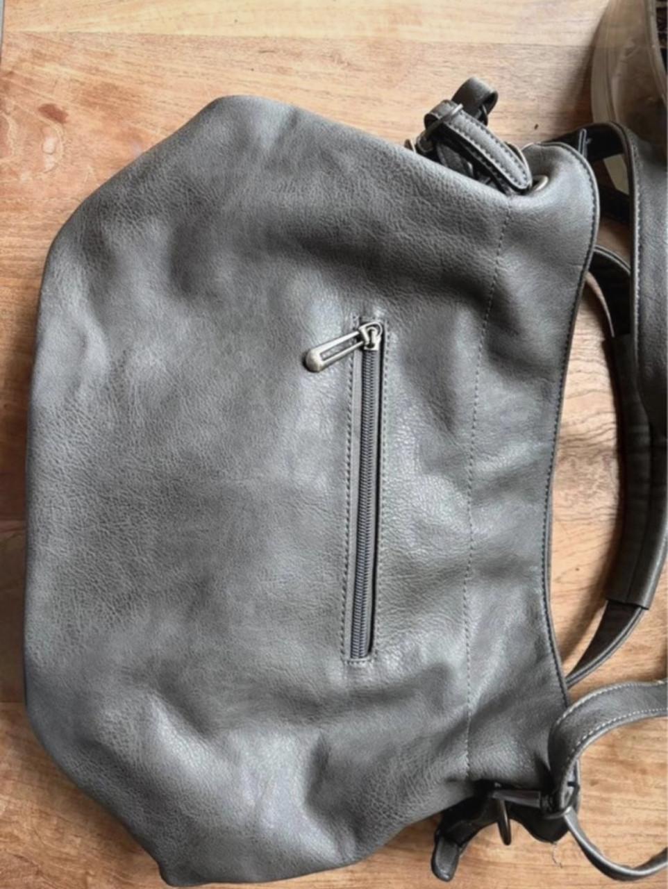 Leren tas Belleknoppe