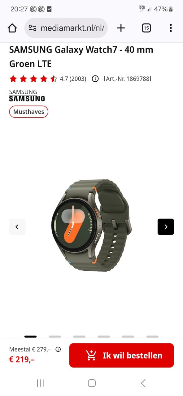 Samsung Galaxy Watch 7 LTE