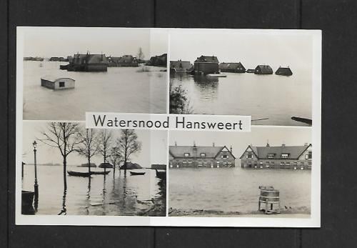 Ansichtkaart    A 209  Hansweert  watersnood