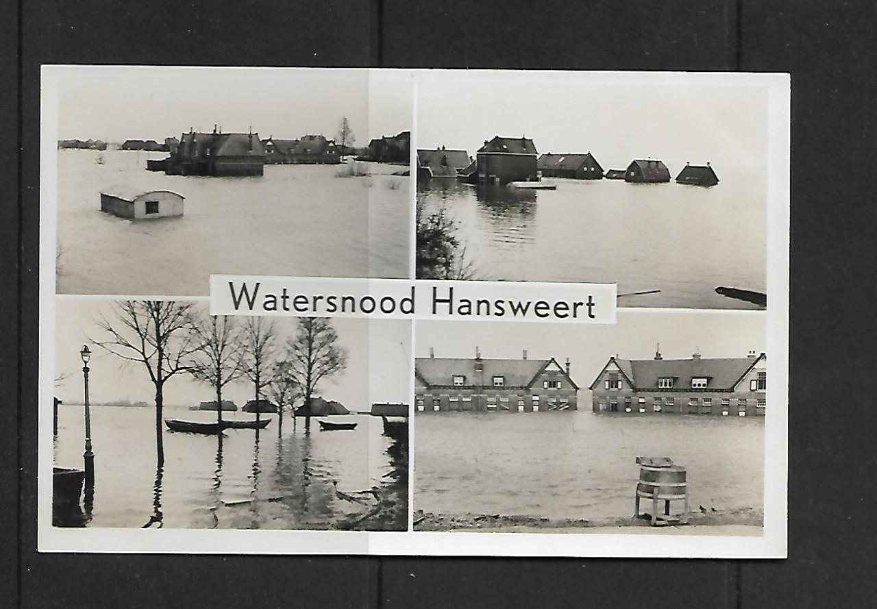 Ansichtkaart    A 209  Hansweert  watersnood