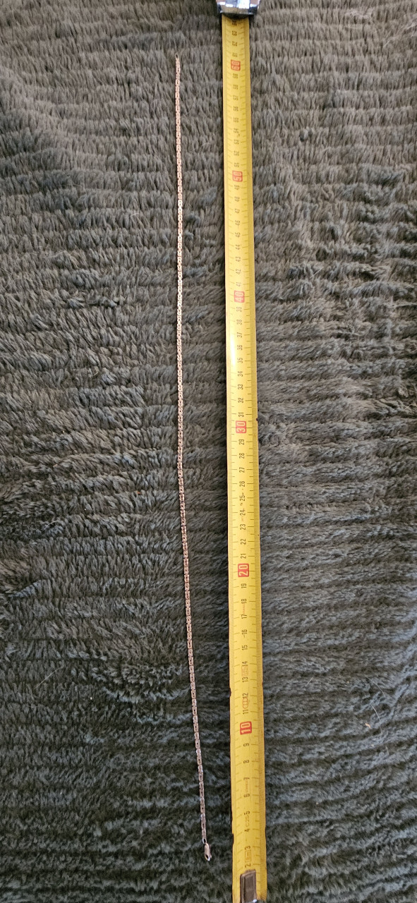Zilver ketting 60cm