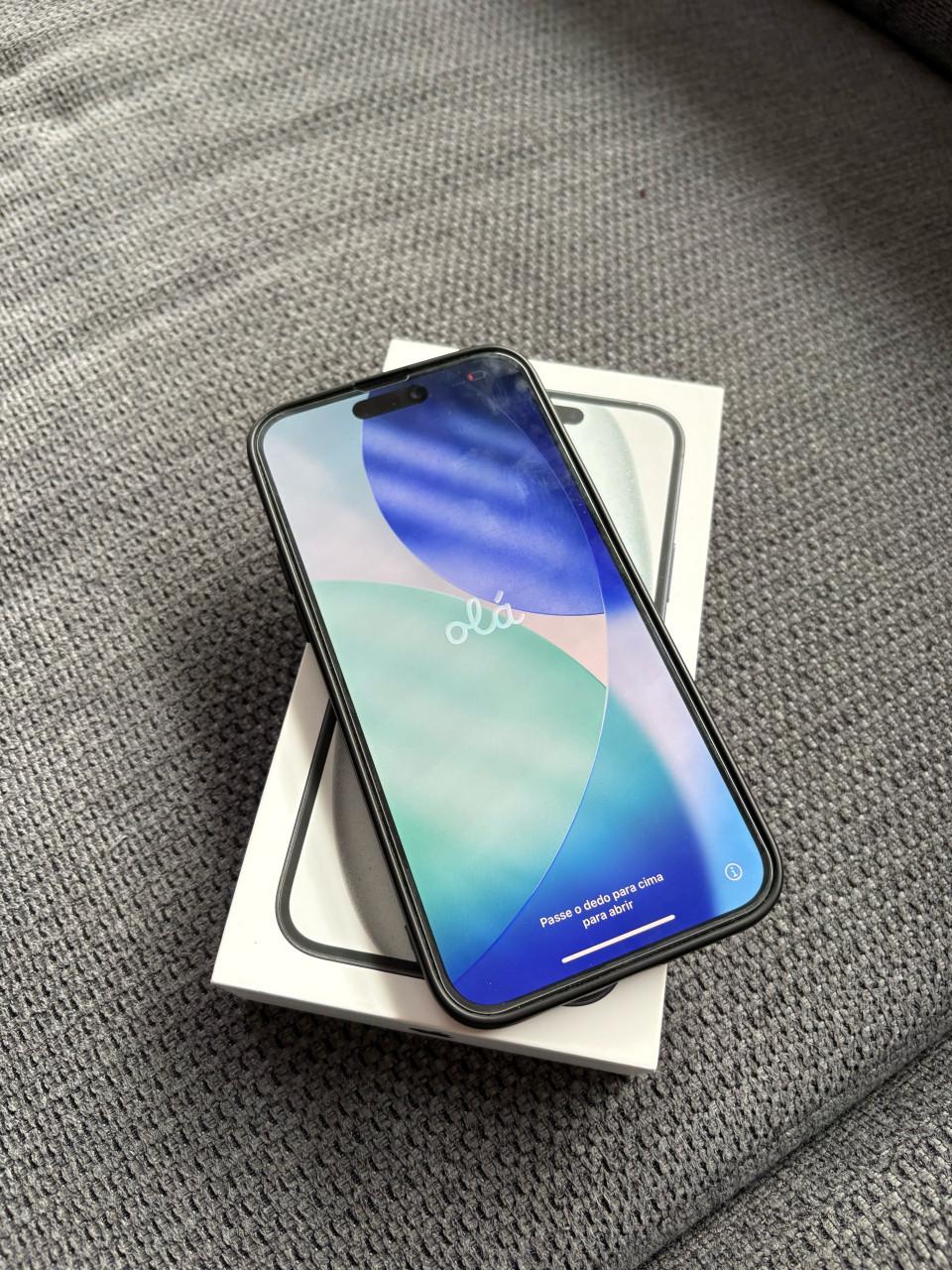 Iphone 15 plus zwart 128GB
