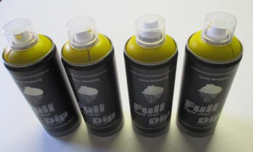 Verf dip spuitbussen   11 stuks       (Nieuw)