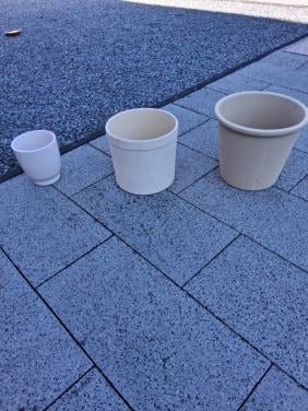 Bloempotten voor binnen ( 3 stuks )