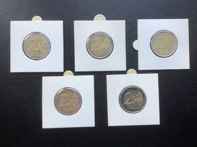 Diverse speciale 2 euro munten.