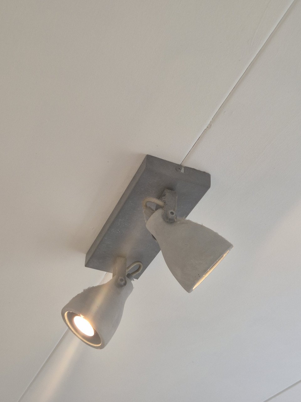 Plafondlamp betonlook
