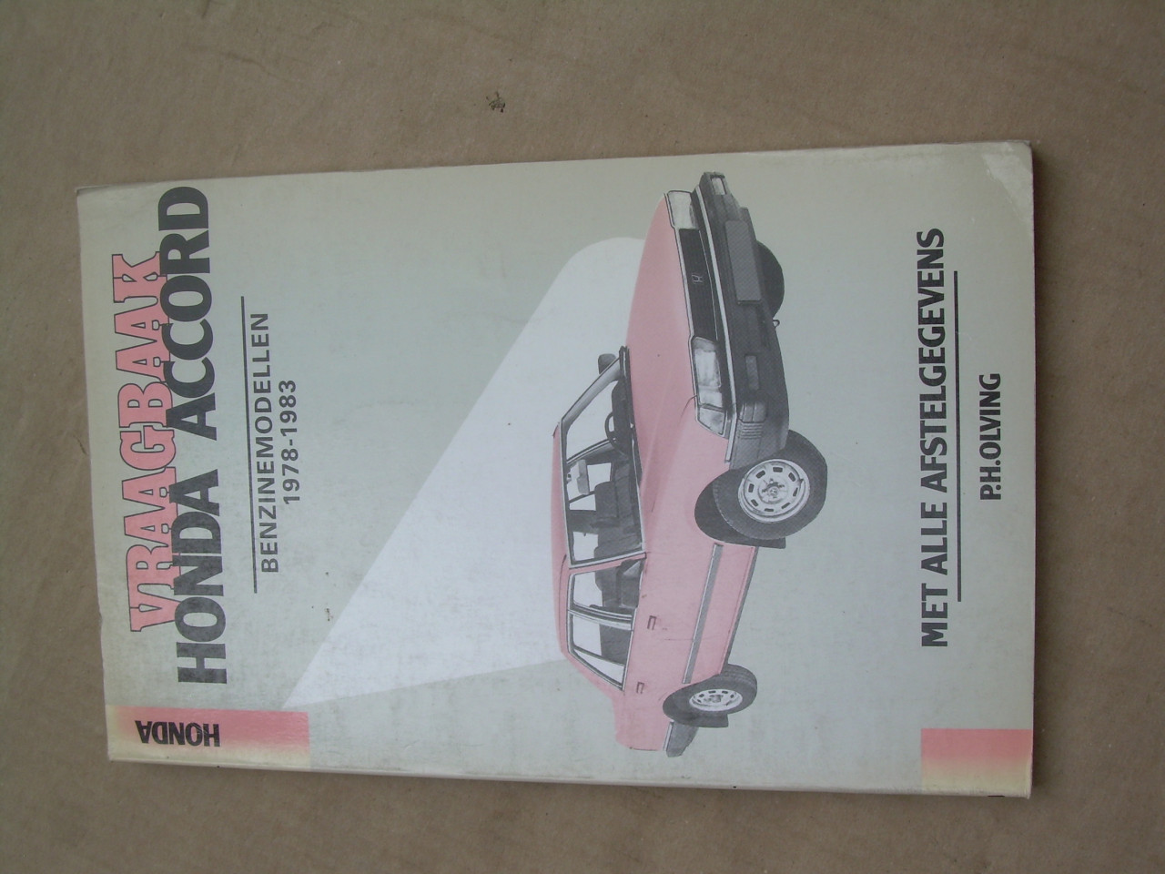 Vraagbaak Honda Accord bwj. 1978 - 1983