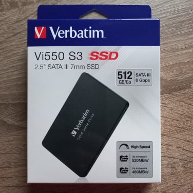 Nieuw Verbatim 512GB sata SSD
