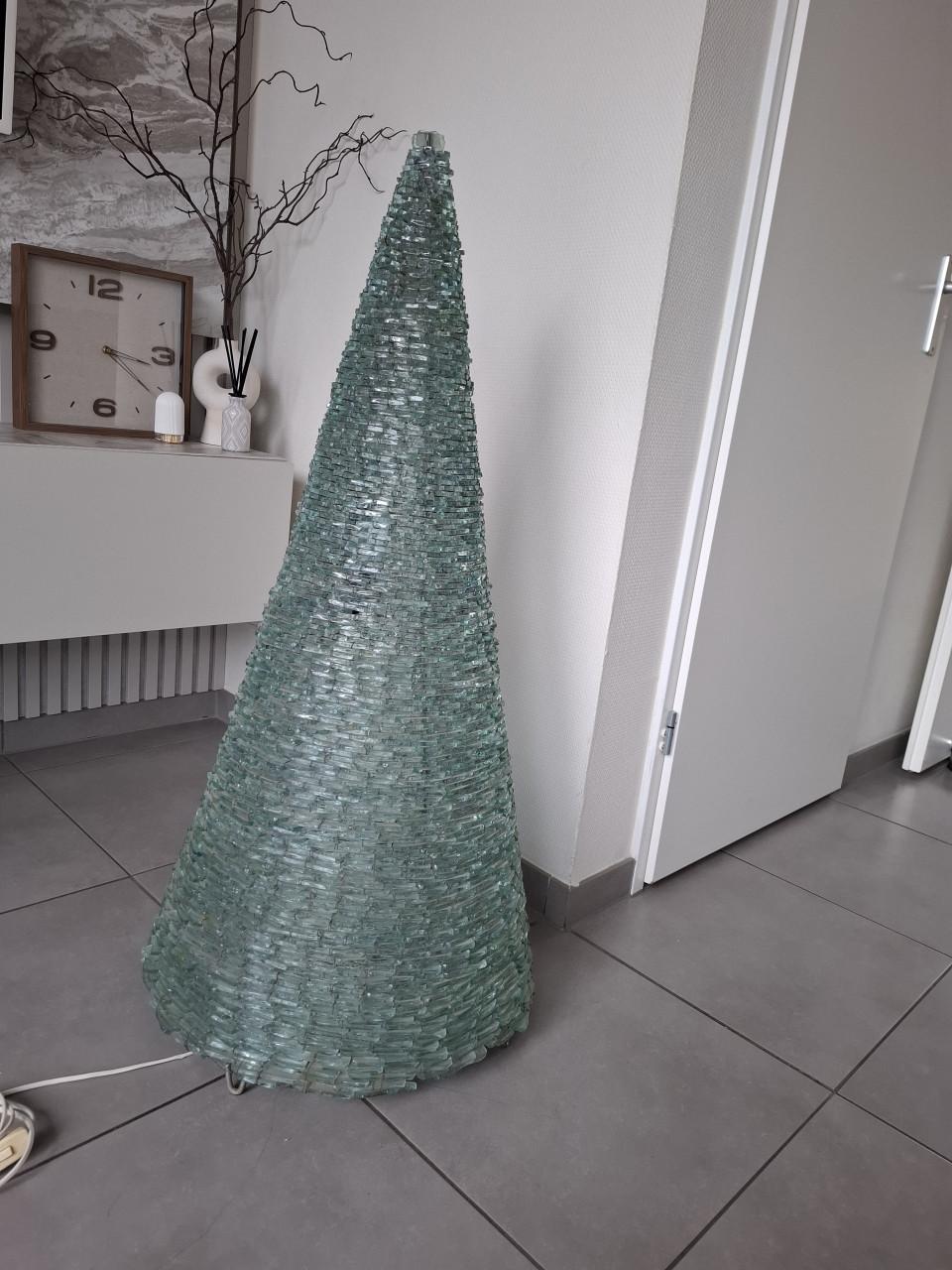 Vintage piramide groote lamp.