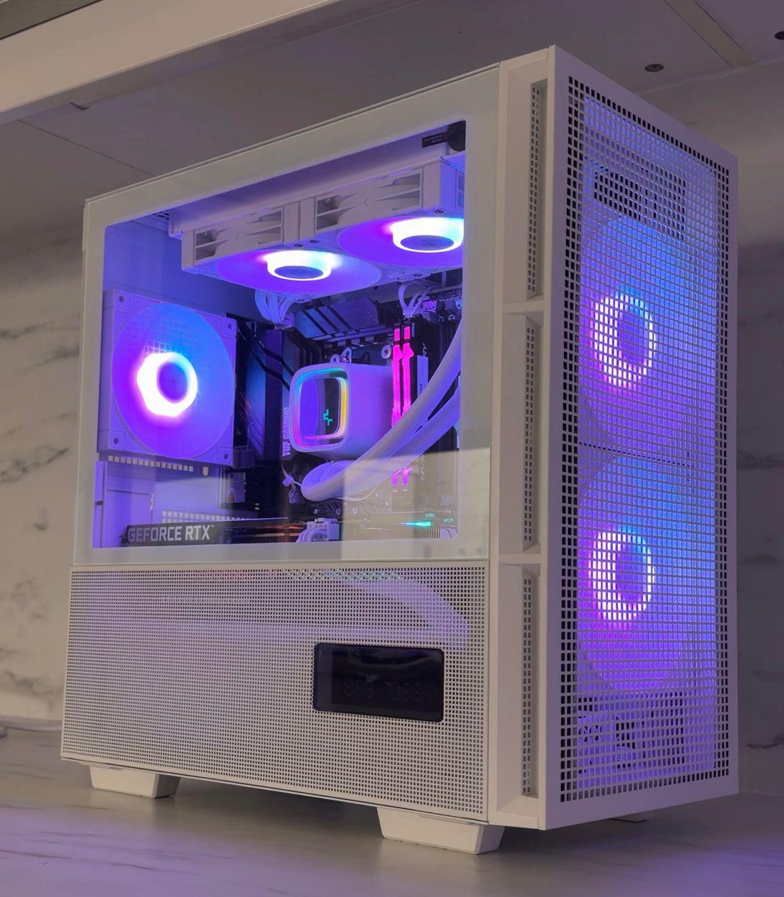 Witte Game PC – ROG Strix RGB 12G & Ryzen power, 16GB RAM - EyeCatcher!