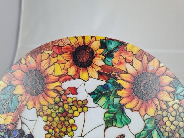 Raamhanger Vlinders in bloemenrand