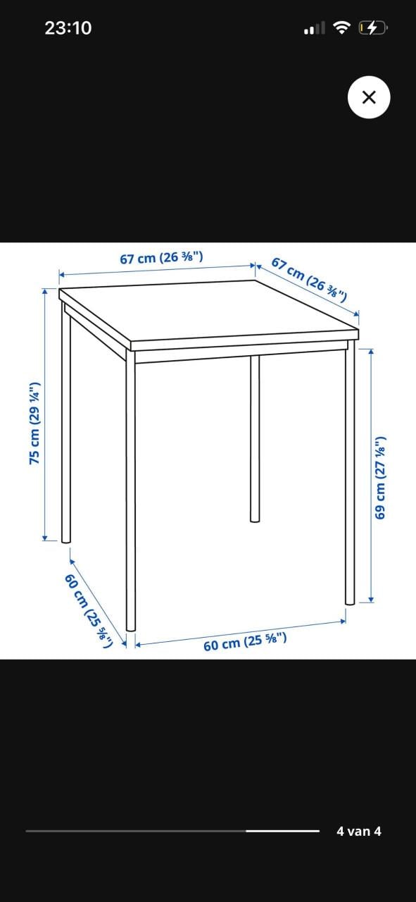 Ikea tafel SANDSBERG